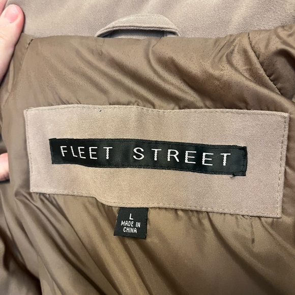 Fleet Street Women's Coat Zip Button Combo Rabbit Fur Trim Hood - Picture 11 of 14